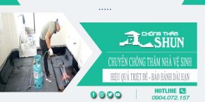 Chuyên nhận chống thấm nhà vệ sinh tại Tp Đà Lạt – BH 15 năm