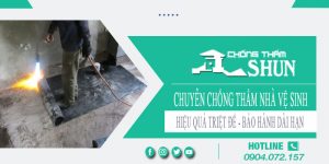 Chuyên nhận chống thấm nhà vệ sinh tại Tp Dĩ An【BH 15 năm】