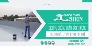 Báo giá chống thấm sân thượng tại Bình Dương【Chỉ từ 55k/m²】