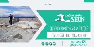 Báo giá chống thấm sân thượng tại Gò Vấp【Chỉ từ 55k/m²】