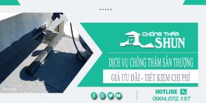 Báo giá chống thấm sân thượng tại Hóc Môn【Chỉ từ 55k/m²】