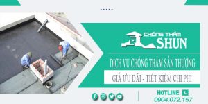 Báo giá chống thấm sân thượng tại Phú Nhuận【Chỉ từ 55k/m²】