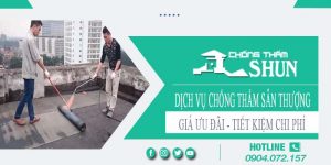Báo giá chống thấm sân thượng tại Quận 10【Chỉ từ 55k/m²】