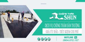 Báo giá chống thấm sân thượng tại Quận 3【Chỉ từ 55k/m²】