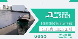 Báo giá chống thấm sân thượng tại Quận 5【Chỉ từ 55k/m²】