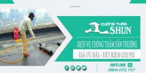 Báo giá chống thấm sân thượng tại Quận 7【Chỉ từ 55k/m²】