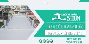 Báo giá chống thấm sân thượng tại Quận 8【Chỉ từ 55k/m²】