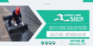 Báo giá chống thấm sân thượng tại Tân Bình【Chỉ từ 55k/m²】