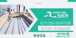 Báo giá chống thấm sân thượng tại Tân Uyên【Chỉ từ 55k/m²】