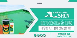 Báo giá chống thấm sân thượng tại Tp Bà Rịa【Chỉ từ 55k/m²】
