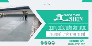 Báo giá chống thấm sân thượng tại Tp Biên Hoà【Chỉ từ 55k/m²】