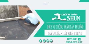 Báo giá chống thấm sân thượng tại Tp Tân An【Chỉ từ 55k/m²】
